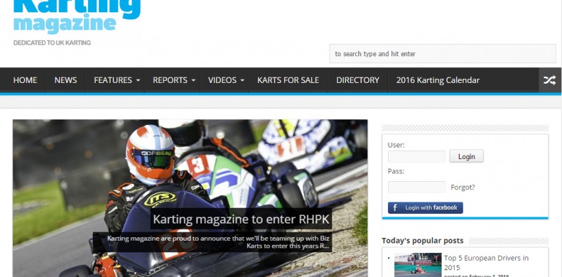 Team Karting Magazine Entering RHPK